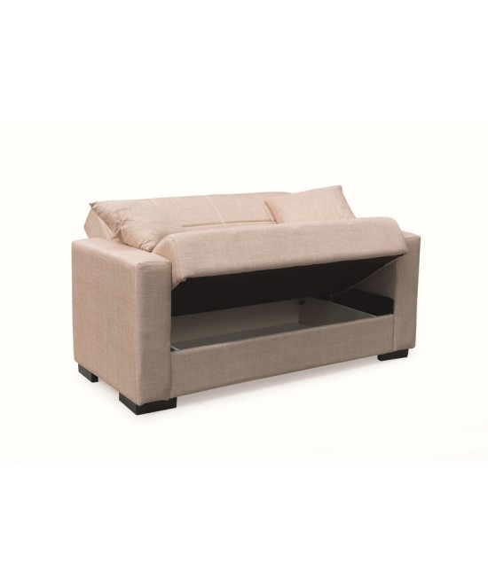 ROVER LIGHT BROWN ΥΦΑΣΜΑ 2ΘΕΣΙΟΣ ΚΑΝΑΠΕΣ/ΚΡΕΒΑΤΙ ΜΕ ΑΠΟΘ.ΧΩΡΟ 150Χ80εκ. ROVER LIGHT BROWN ΥΦΑΣΜΑ 2ΘΕΣΙΟΣ ΚΑΝΑΠΕΣ/ΚΡΕΒΑΤΙ ΜΕ ΑΠΟΘ.ΧΩΡΟ 150Χ80εκ.