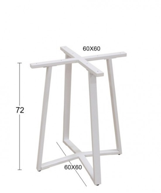 BISTRO 60X60X72εκ. ΛΕΥΚΗ ΒΑΣΗ ΜΕΤΑΛΛΙΚΗ ΜΕ ΡΕΓ/ΡΟΥΣ BISTRO 60X60X72εκ. ΛΕΥΚΗ ΒΑΣΗ ΜΕΤΑΛΛΙΚΗ ΜΕ ΡΕΓ/ΡΟΥΣ