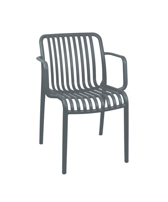 PARMA-S GREY ΠΟΛΥΘΡΟΝΑ ΠΟΛ/ΝΙΟΥ 56X56X79εκ.