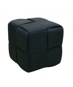 LINE ΣΚΑΜΠΟ BLACK ΥΦΑΣΜΑ 40X40X40εκ.