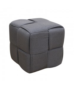 LINE ΣΚΑΜΠΟ GREY ΥΦΑΣΜΑ 40X40X40εκ.