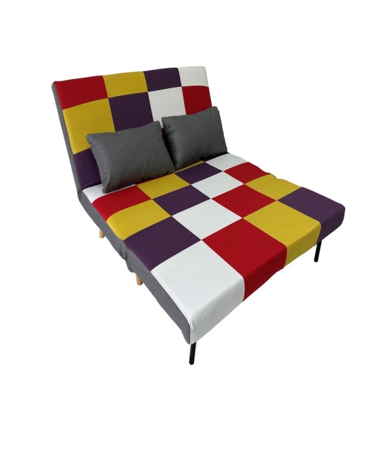 SARA PATCHWORK ΥΦΑΣΜΑ ΚΑΝΑΠΕΣ/ΚΡΕΒΑΤΙ 134Χ80εκ.