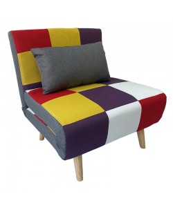 SARA PATCHWORK ΥΦΑΣΜΑ ΠΟΛΥΘΡΟΝΑ/ΚΡΕΒΑΤΙ 75X80X84εκ.