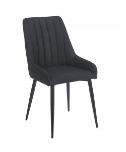 JULIA BLACK ΥΦΑΣΜΑ ΚΑΡΕΚΛΑ ΜΕΤΑΛΛΙΚΗ 49(56)Χ59Χ90εκ.