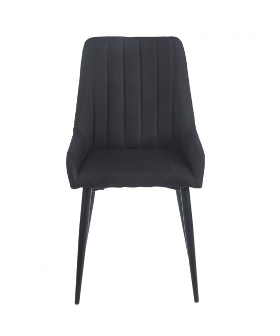 JULIA BLACK ΥΦΑΣΜΑ ΚΑΡΕΚΛΑ ΜΕΤΑΛΛΙΚΗ 49(56)Χ59Χ90εκ.