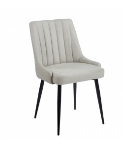 MEGAN L. BEIGE ΥΦΑΣΜΑ ΚΑΡΕΚΛΑ ΜΕΤΑΛΛΙΚΗ 51(56)Χ58Χ88εκ.