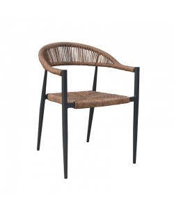 VALERIA GREY/NATURAL ΠΟΛ/ΝΑ ΑΛΟΥΜΙΝΙΟΥ 57Χ57Χ78εκ.