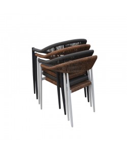 VALERIA GREY/NATURAL ΠΟΛ/ΝΑ ΑΛΟΥΜΙΝΙΟΥ 57Χ57Χ78εκ.