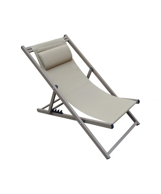 DEVIN ΣΕΖΛΟΝΓΚ CAPPUCCINO ΑΛΟΥΜΙΝΙΟΥ 58X95-102X78-95εκ. DEVIN ΣΕΖΛΟΝΓΚ CAPPUCCINO ΑΛΟΥΜΙΝΙΟΥ 58X95-102X78-95εκ.
