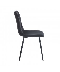 EVA BLACK VELVET ΥΦΑΣΜΑ ΚΑΡΕΚΛΑ ΜΕΤΑΛΛΙΚΗ 43X55X90εκ.