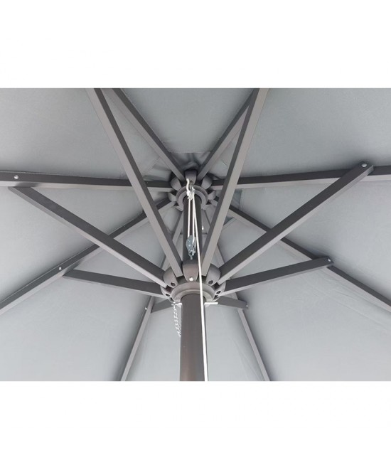 ΟΜΠΡΕΛΑ Φ.230 GREY ΑΛΟΥΜ.8ΑΚΤ.16Χ26 ΙΣΤΟΣ 1Φ.48Χ2mm