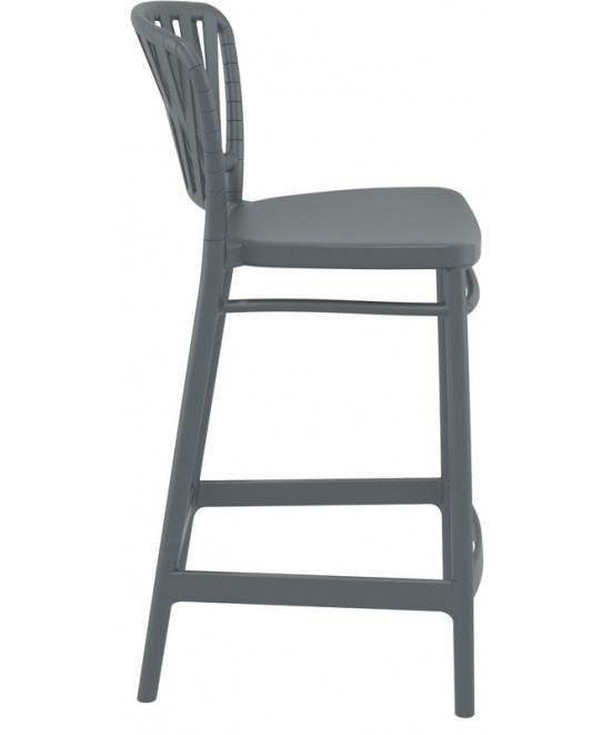 PORTOFINO 65εκ. ΣΚΑΜΠΟ DARK GREY ΠΟΛ/ΝΙΟΥ