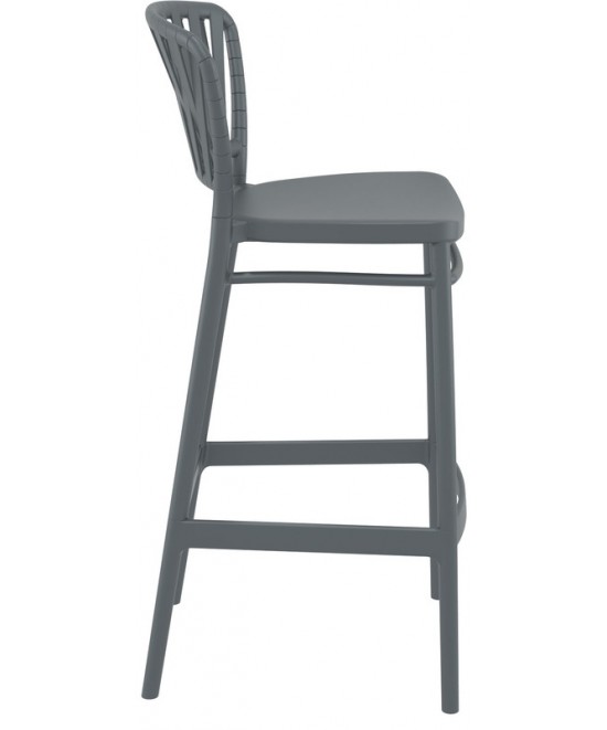PORTOFINO 75εκ. ΣΚΑΜΠΟ DARK GREY ΠΟΛ/ΝΙΟΥ