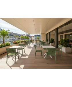 PORTOFINO OLIVE GREEN ΚΑΡΕΚΛΑ ΠΟΛ/ΝΙΟΥ 52X56X83εκ.