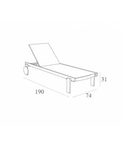CASABLANCA ΞΑΠΛΩΣΤΡΑ BLACK/BLACK ΑΛΟΥΜ-ΠΟΛ/ΝΙΟΥ 74X190X31εκ. CASABLANCA ΞΑΠΛΩΣΤΡΑ BLACK/BLACK ΑΛΟΥΜ-ΠΟΛ/ΝΙΟΥ 74X190X31εκ.