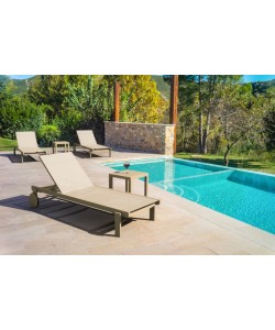 CASABLANCA ΞΑΠΛΩΣΤΡΑ TAUPE/TAUPE ΑΛΟΥΜ-ΠΟΛ/ΝΙΟΥ 74X190X31εκ. CASABLANCA ΞΑΠΛΩΣΤΡΑ TAUPE/TAUPE ΑΛΟΥΜ-ΠΟΛ/ΝΙΟΥ 74X190X31εκ.