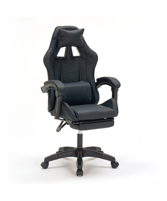 A9937 ΜΑΥΡΟ PVC ΠΟΛΥΘΡΟΝΑ GAMING/ΜΕ ΥΠΟΠΟΔΙΟ A9937 ΜΑΥΡΟ PVC ΠΟΛΥΘΡΟΝΑ GAMING/ΜΕ ΥΠΟΠΟΔΙΟ
