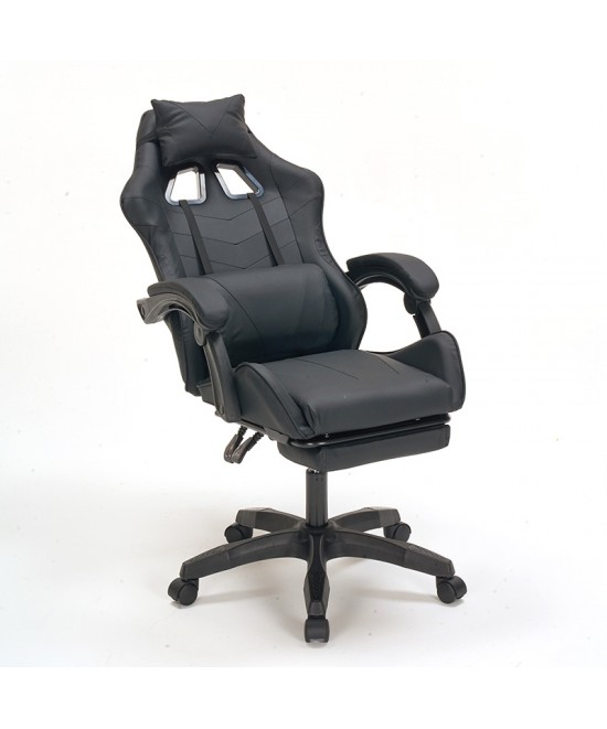A9937 ΜΑΥΡΟ PVC ΠΟΛΥΘΡΟΝΑ GAMING/ΜΕ ΥΠΟΠΟΔΙΟ A9937 ΜΑΥΡΟ PVC ΠΟΛΥΘΡΟΝΑ GAMING/ΜΕ ΥΠΟΠΟΔΙΟ