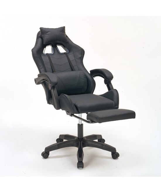 A9937 ΜΑΥΡΟ PVC ΠΟΛΥΘΡΟΝΑ GAMING/ΜΕ ΥΠΟΠΟΔΙΟ A9937 ΜΑΥΡΟ PVC ΠΟΛΥΘΡΟΝΑ GAMING/ΜΕ ΥΠΟΠΟΔΙΟ