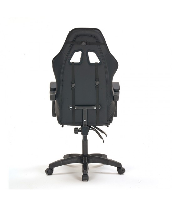 A9937 ΜΑΥΡΟ PVC ΠΟΛΥΘΡΟΝΑ GAMING/ΜΕ ΥΠΟΠΟΔΙΟ A9937 ΜΑΥΡΟ PVC ΠΟΛΥΘΡΟΝΑ GAMING/ΜΕ ΥΠΟΠΟΔΙΟ
