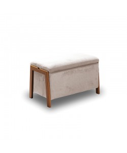 DALI ΣΚΑΜΠΟ VELVET BEIGE ΜΕ ΑΠΟΘ. ΧΩΡΟ 75X42X44εκ.