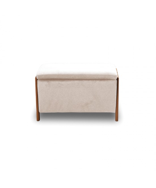 DALI ΣΚΑΜΠΟ VELVET BEIGE ΜΕ ΑΠΟΘ. ΧΩΡΟ 75X42X44εκ.