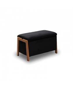 DALI ΣΚΑΜΠΟ VELVET BLACK ΜΕ ΑΠΟΘ. ΧΩΡΟ 75X42X44εκ.