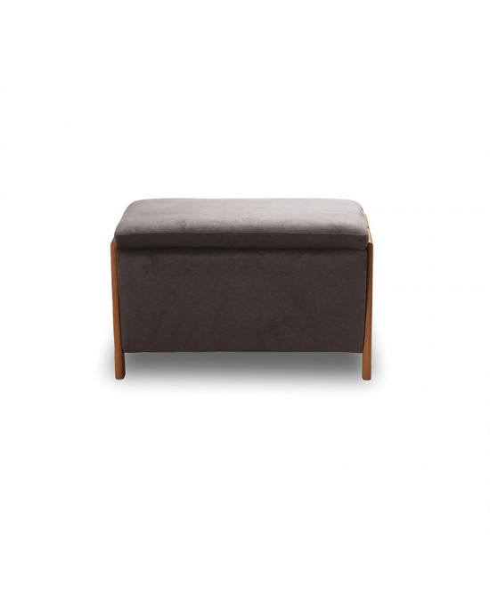DALI ΣΚΑΜΠΟ VELVET BROWN ΜΕ ΑΠΟΘ. ΧΩΡΟ 75X42X44εκ.