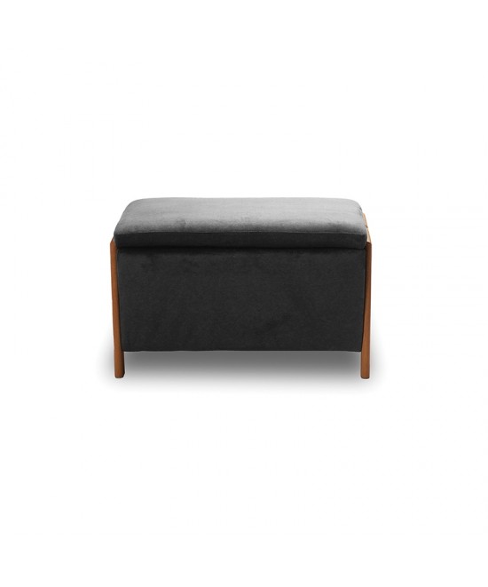 DALI ΣΚΑΜΠΟ VELVET GREY ΜΕ ΑΠΟΘ. ΧΩΡΟ 75X42X44εκ.