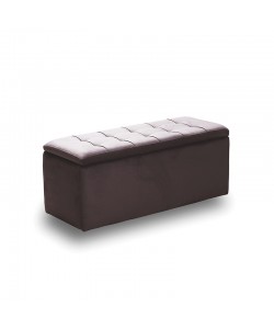 LIDO ΣΚΑΜΠΟ VELVET BROWN ΜΕ ΑΠΟΘ. ΧΩΡΟ 101X41X42εκ.