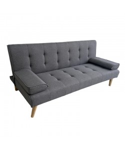 MERYL GREY ΥΦΑΣΜΑ ΚΑΝΑΠΕΣ/ΚΡΕΒΑΤΙ 170X81X74εκ.