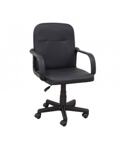 A9942 ΜΑΥΡΟ PVC ΠΟΛΥΘΡΟΝΑ ΓΡΑΦΕΙΟΥ 58Χ56Χ37-83/47-93εκ.