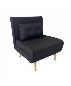 SARA BLACK ΥΦΑΣΜΑ ΠΟΛΥΘΡΟΝΑ/ΚΡΕΒΑΤΙ 75X80X84εκ.