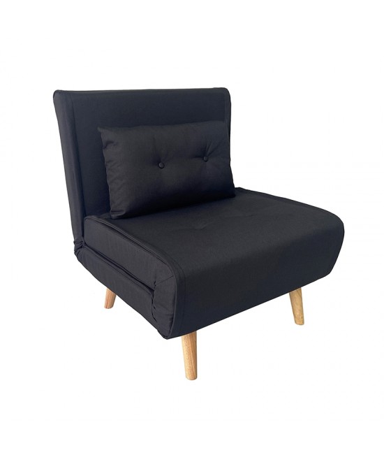 SARA BLACK ΥΦΑΣΜΑ ΠΟΛΥΘΡΟΝΑ/ΚΡΕΒΑΤΙ 75X80X84εκ.