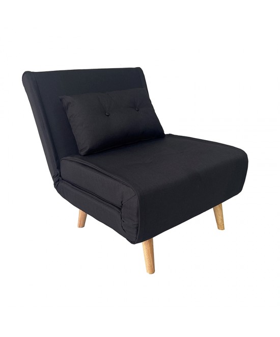 SARA BLACK ΥΦΑΣΜΑ ΠΟΛΥΘΡΟΝΑ/ΚΡΕΒΑΤΙ 75X80X84εκ.