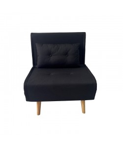 SARA BLACK ΥΦΑΣΜΑ ΠΟΛΥΘΡΟΝΑ/ΚΡΕΒΑΤΙ 75X80X84εκ.