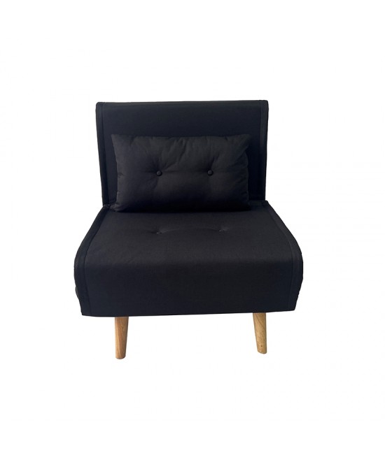 SARA BLACK ΥΦΑΣΜΑ ΠΟΛΥΘΡΟΝΑ/ΚΡΕΒΑΤΙ 75X80X84εκ.