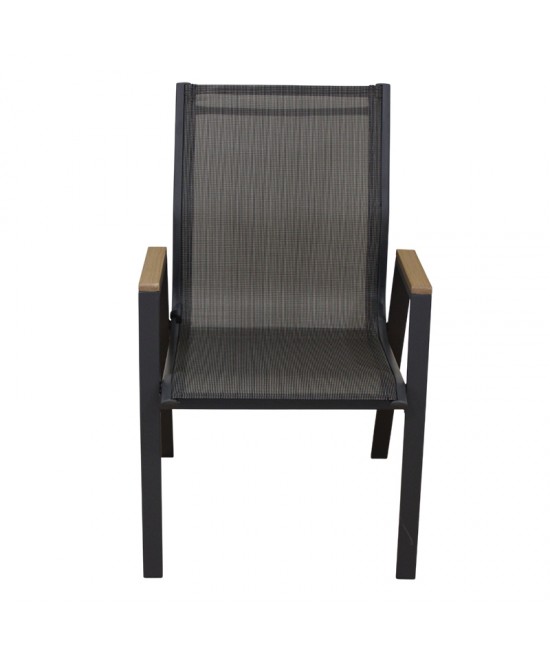 SELBY GREY TEXT ΜΕΤΑΛΛΙΚΗ ΠΟΛ/ΝΑ 56Χ64Χ90εκ.