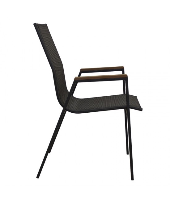 SELBY GREY TEXT ΜΕΤΑΛΛΙΚΗ ΠΟΛ/ΝΑ 56Χ64Χ90εκ.