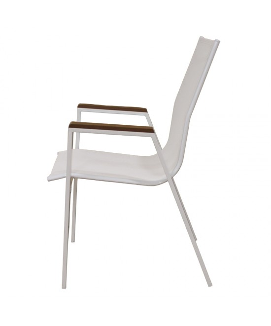 SELBY WHITE TEXT ΜΕΤΑΛΛΙΚΗ ΠΟΛ/ΝΑ 56Χ64Χ90εκ.