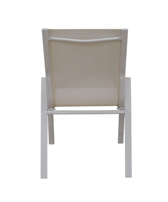 SELBY WHITE TEXT ΜΕΤΑΛΛΙΚΗ ΠΟΛ/ΝΑ 56Χ64Χ90εκ.