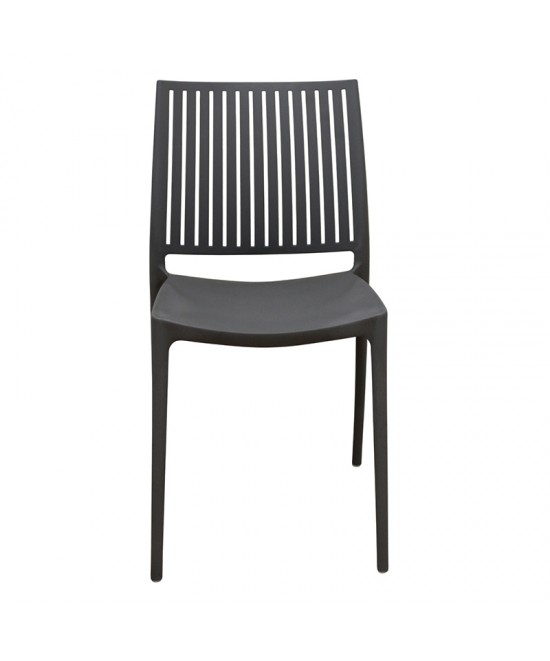 PAOLINA DARK GREY ΚΑΡΕΚΛΑ ΠΟΛ/ΝΙΟΥ 42Χ48Χ79εκ.