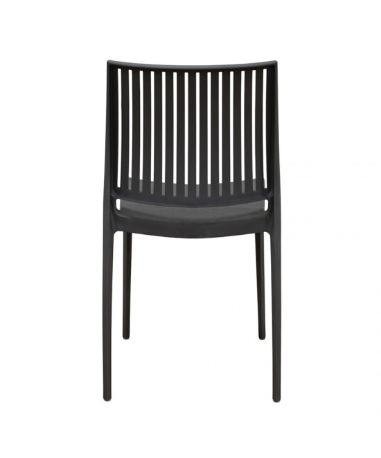 PAOLINA DARK GREY ΚΑΡΕΚΛΑ ΠΟΛ/ΝΙΟΥ 42Χ48Χ79εκ.