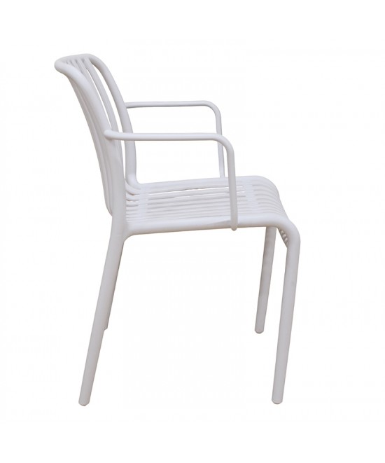 PARMA-S WHITE ΠΟΛΥΘΡΟΝΑ ΠΟΛ/ΝΙΟΥ 56X56X79εκ.