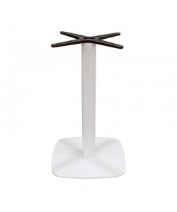 FLAT-S ΛΕΥΚΗ 45Χ45Χ72εκ.(Σ)ΒΑΣΗ ΜΕΤΑΛΛΙΚΗ