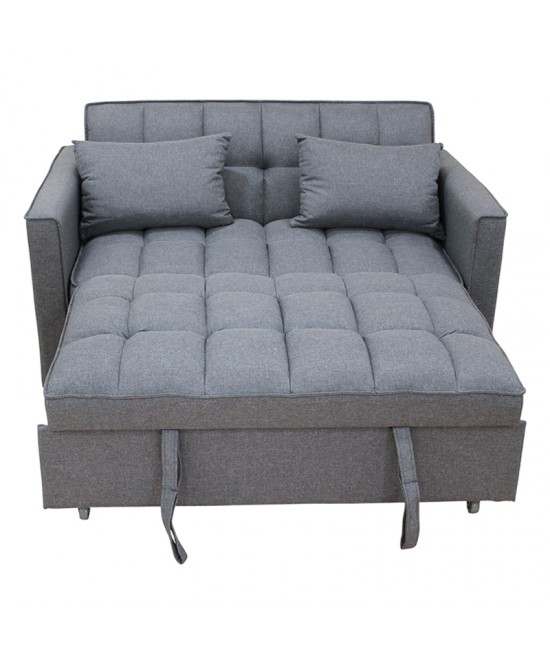 WIND GREY ΥΦΑΣΜΑ ΚΑΝΑΠΕΣ/ΚΡΕΒΑΤΙ 140X85X82εκ.