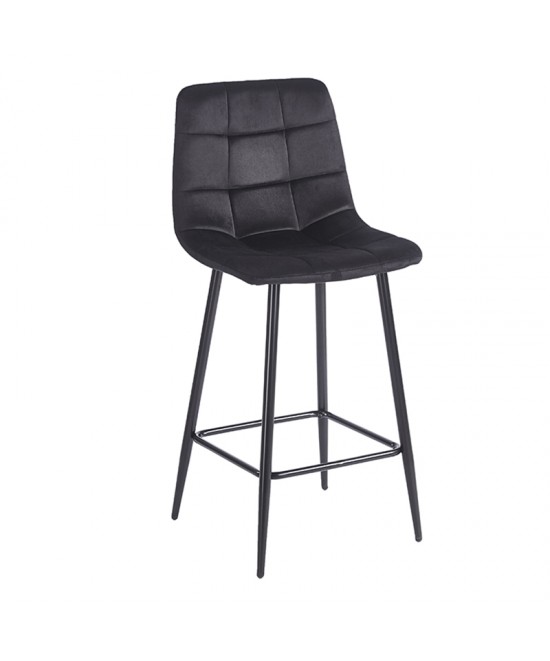 NORA BLACK VELVET ΥΦΑΣΜΑ 65εκ. ΣΚΑΜΠΟ ΜΕΤΑΛΛΙΚΟ 45X41X65-99εκ.