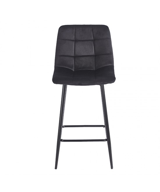 NORA BLACK VELVET ΥΦΑΣΜΑ 65εκ. ΣΚΑΜΠΟ ΜΕΤΑΛΛΙΚΟ 45X41X65-99εκ.