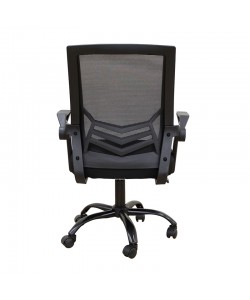 A1830 ΜΑΥΡΟ/ΜΑΥΡΟ MESH ΠΟΛ/ΝΑ ΓΡΑΦΕΙΟΥ 62X54X44-91/53-100εκ.