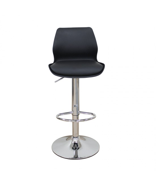 BAR49 BLACK PU/PVC(Σ2)ΣKAMΠO ΜΕ ΑΜΟΡΤΙΣΕΡ 39X45X102εκ.